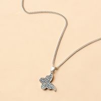 Wholesale Jewelry Fashion Diamond-studded Butterfly Pendent Necklace Nihaojewelry main image 9