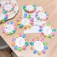 Korean New Children's Hair Accessories Cute Baby Candy Color Grip Suit Colorful Girls Small Hairclip Princess Headdress main image 3