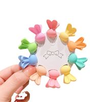 Korean New Children's Hair Accessories Cute Baby Candy Color Grip Suit Colorful Girls Small Hairclip Princess Headdress main image 6