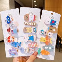 Wholesale Jewelry Cute Bear Cartoon Animal Hairpin Nihaojewelry main image 5