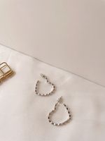 Vente En Gros Bijoux En Forme De Coeur En Alliage Boucles D&#39;oreilles De Style Coréen Nihaojewelry main image 1