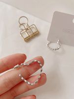 Wholesale Jewelry Heart Shape Alloy Korean Style Earrings Nihaojewelry main image 3