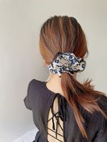 Wholesale Jewelry Retro Floral Hair Scrunchies Nihaojewelry main image 3