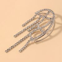 Wholesale Jewelry Fashion Full Of Rhinestones Tassel Ear Bone Clip Nihaojewelry sku image 1