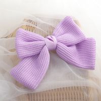Wholesale Jewelry Cute Knit Bow Spring Hairpin Nihaojewelry sku image 7