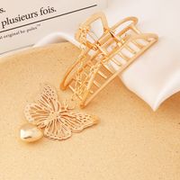 Wholesale Jewelry Pearl Tassel Butterfly Metal Korean Style Catch Clip Nihaojewelry sku image 2