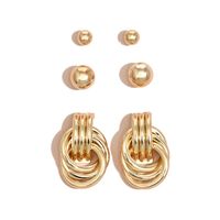 Nihaojewelry Bijoux En Gros Mode Boucle D&#39;oreille En Alliage Géométrique En Métal sku image 4