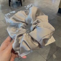 Wholesale Jewelry Smooth Satin Solid Color Hair Scrunchies Nihaojewelry sku image 3