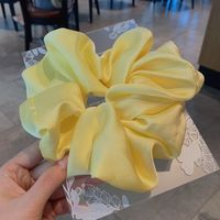 Wholesale Jewelry Smooth Satin Solid Color Hair Scrunchies Nihaojewelry sku image 6