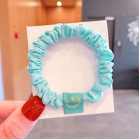 Wholesale Jewelry Cute Smiling Face Fabricelastic Rubber Band Nihaojewelry sku image 2