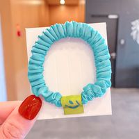Wholesale Jewelry Cute Smiling Face Fabricelastic Rubber Band Nihaojewelry sku image 3