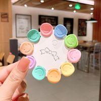 Korean New Children's Hair Accessories Cute Baby Candy Color Grip Suit Colorful Girls Small Hairclip Princess Headdress sku image 4