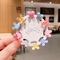 Korean New Children's Hair Accessories Cute Baby Candy Color Grip Suit Colorful Girls Small Hairclip Princess Headdress sku image 1