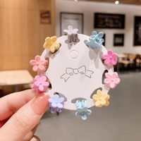 Korean New Children's Hair Accessories Cute Baby Candy Color Grip Suit Colorful Girls Small Hairclip Princess Headdress sku image 2