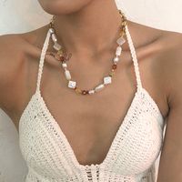 Nihaojewelry Bijoux En Gros Perles De Bohème Alliage Collier De Perles De Forme Spéciale main image 1