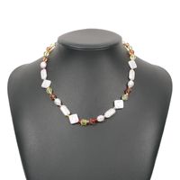 Nihaojewelry Bijoux En Gros Perles De Bohème Alliage Collier De Perles De Forme Spéciale sku image 1