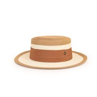 Wholesale Flat Top Fashion M Standard Hit Color Straw Hat Nihaojewelry main image 1