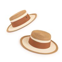 Wholesale Flat Top Fashion M Standard Hit Color Straw Hat Nihaojewelry main image 4