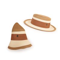 Wholesale Flat Top Fashion M Standard Hit Color Straw Hat Nihaojewelry main image 5