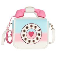 Wholesale Fashion Creative Gradient Color Telephone Messenger Bag Nihaojewelry main image 6