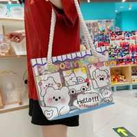 Wholesale Cute Little Bear Bunny Transparent Pvc Shoulder Messenger Bag Nihaojewelry main image 1