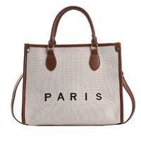 Nihaojewelry Wholesale Fashion Letter Paris Large Capacity Tote Bag main image 6