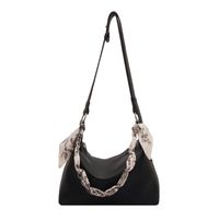 Wholesale Simple Solid Color Silk Scarf Handle One-shoulder Messenger Bag Nihaojewelry main image 3