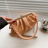Wholesale Korean Style Pleated Single Shoulder Messenger Cloud Bag Nihaojewelry main image 1