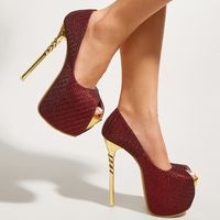 Women's Fashion Solid Color Pumps main image 5