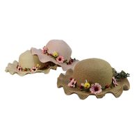 Wholesale Accessories Flower Wave Children's Straw Hat Nihaojewelry main image 6