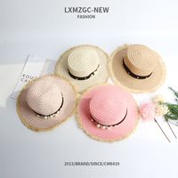 Wholesale Accessories Children's Pearl Fringed Straw Hat Nihaojewelry main image 1