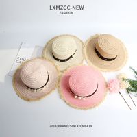 Wholesale Accessories Children's Pearl Fringed Straw Hat Nihaojewelry main image 2