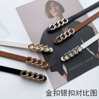 Wholesale Jewelry Chain Buckle Simple Thin Belt Nihaojewelry main image 3