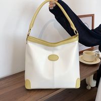 Wholesale Simple Clashing Color One-shoulder Tote Bag Nihaojewelry main image 4