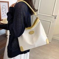 Wholesale Simple Clashing Color One-shoulder Tote Bag Nihaojewelry main image 5