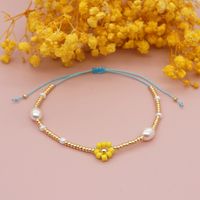 Nihaojewelry Wholesale Jewelry Fashion Beads Hand-woven Small Daisy Bracelet main image 1