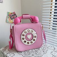 Wholesale Fashion Creative Gradient Color Telephone Messenger Bag Nihaojewelry sku image 8