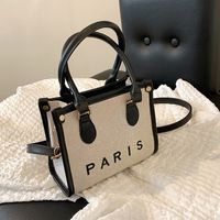 Nihaojewelry Wholesale Fashion Letter Paris Large Capacity Tote Bag sku image 1