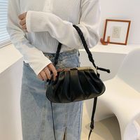 Wholesale Korean Style Pleated Single Shoulder Messenger Cloud Bag Nihaojewelry sku image 4