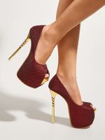 Women's Fashion Solid Color Pumps sku image 2