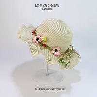 Vente En Gros Accessoires Chapeau De Paille Pour Enfants Vague De Fleurs Nihaojewelry sku image 5