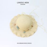 Vente En Gros Accessoires Chapeau De Paille Pour Enfants Vague De Fleurs Nihaojewelry sku image 2