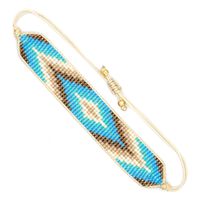 Nihaojewelry Wholesale Jewelry Ethnic Style Shell Diamond Miyuki Beads Woven Bracelet sku image 5