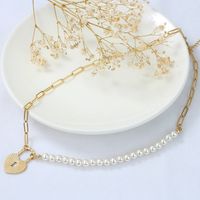 Heart Shape Lock Pendant Stainless Steel Fashion Necklace Wholesale Jewelry Nihaojewelry main image 6