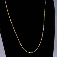 18k Oro Fino Metal Simple Collar Corto Al Por Mayor Joyería Nihaojewelry main image 4