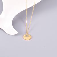 Lock Pendant Titanium Steel Fashion Necklace Wholesale Jewelry Nihaojewelry main image 6