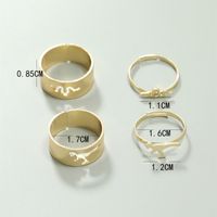 Wholesale Jewelry Creative Snake-shaped Dinosaur Alloy Combination Ring Nihaojewelry main image 5