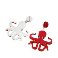Wholesale Jewelry Cartoon Octopus Pendant Earrings Nihaojewelry main image 6