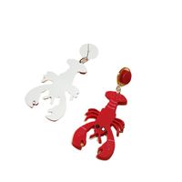 Wholesale Jewelry Three-dimensional Lobster Earrings Nihaojewelry main image 6