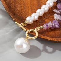 Wholesale Jewelry Asymmetrical Pearl Gravel Necklace Nihaojewelry main image 5